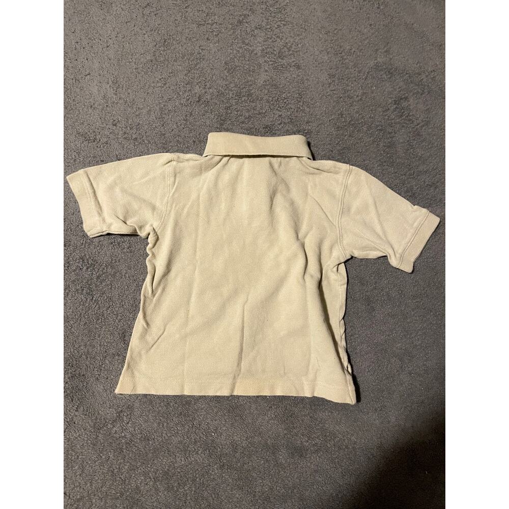 Old Navy Polo Shirt Kids 2T Tan Short Sleeve 100% Cotton Collared Toddler Casual - Picture 3 of 3